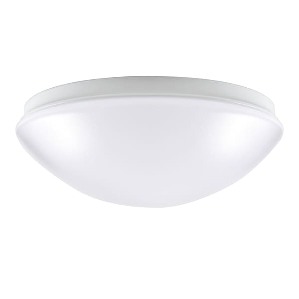 Designers Fountain 11 inch 1-Light White Selectable LED Puff Flush Mount EV1011C5C-06 - main